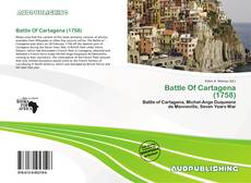 Portada del libro de Battle Of Cartagena (1758)