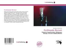 Ferdinando Bertoni kitap kapağı