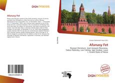 Bookcover of Afanasy Fet