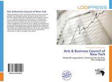 Copertina di Arts & Business Council of New York