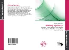 Buchcover von Aleksey Vysotsky