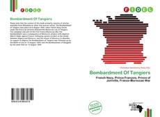 Couverture de Bombardment Of Tangiers
