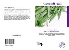 Buchcover von Acre Antshrike