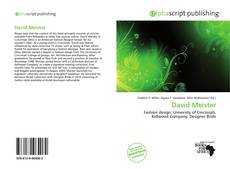 Borítókép a  David Meister - hoz