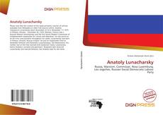 Buchcover von Anatoly Lunacharsky