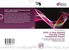 Copertina di 2010–11 New Zealand One-day Cricket Competition Season