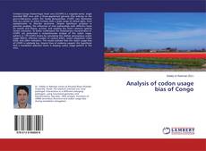 Copertina di Analysis of codon usage bias of Congo