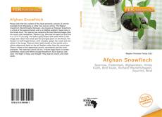 Buchcover von Afghan Snowfinch
