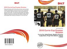 Borítókép a  2010 Currie Cup Premier Division - hoz