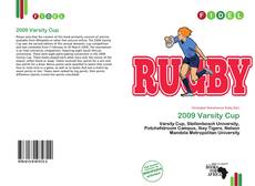 2009 Varsity Cup的封面