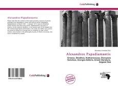 Alexandros Papadiamantis kitap kapağı