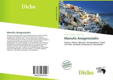 Copertina di Manolis Anagnostakis