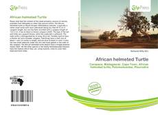 Couverture de African helmeted Turtle