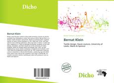 Copertina di Bernat Klein