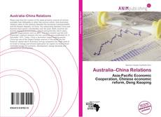 Australia–China Relations kitap kapağı