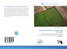 International Rice Research Institute的封面