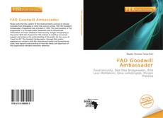 Bookcover of FAO Goodwill Ambassador