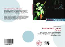 Couverture de International Year of Forests