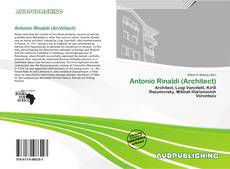 Portada del libro de Antonio Rinaldi (Architect)