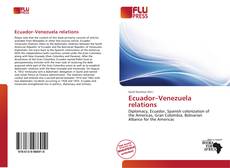 Buchcover von Ecuador–Venezuela relations