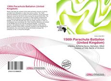 Bookcover of 156th Parachute Battalion (United Kingdom)