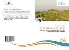 Bookcover of Battle Of Venta Del Pozo
