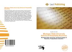 Michigan State University School of Hospitality Business kitap kapağı