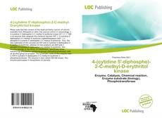 Buchcover von 4-(cytidine 5'-diphospho)-2-C-methyl-D-erythritol kinase