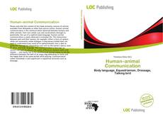 Buchcover von Human–animal Communication