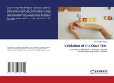 Copertina di Validation of the Cloze Test