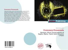 Capa do livro de Francesco Provenzale 