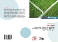 Capa do livro de Davor Čop 