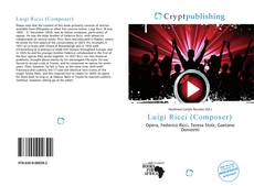 Portada del libro de Luigi Ricci (Composer)
