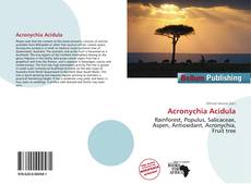 Capa do livro de Acronychia Acidula 