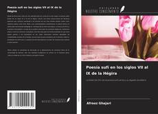 Buchcover von Poesía sufí en los siglos VII al IX de la Hégira