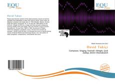 Copertina di David Tukiçi