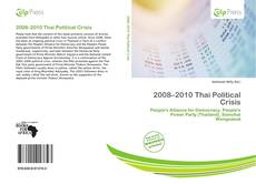 Обложка 2008–2010 Thai Political Crisis