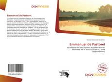 Capa do livro de Emmanuel de Pastoret 