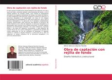 Buchcover von Obra de captación con rejilla de fondo