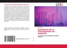 Couverture de Estimación de la incertidumbre de medición