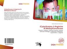 Capa do livro de (Cytochrome c)-Arginine N-Methyltransferase 