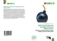 2007 South Korean hostage Crisis in Afghanistan的封面