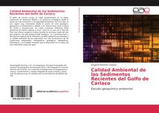 Portada del libro de Calidad Ambiental de los Sedimentos Recientes del Golfo de Cariaco