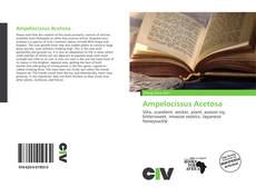 Portada del libro de Ampelocissus Acetosa