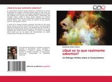 Bookcover of ¿Qué es lo que realmente sabemos?