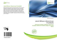 Copertina di Jack Wilson (American Football)