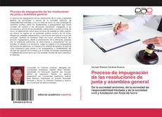 Buchcover von Proceso de impugnación de las resoluciones de junta y asamblea general