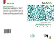Buchcover von Battle Of Koprukoy