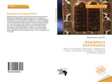 Angophora Subvelutina kitap kapağı