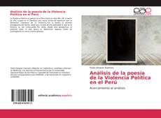 Portada del libro de Análisis de la poesía de la Violencia Política en el Perú